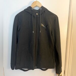 Puma zip sweatshirt with hood (L/XL)